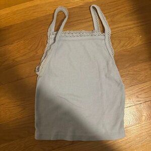 Light Blue American Eagle S Lace Tank Top